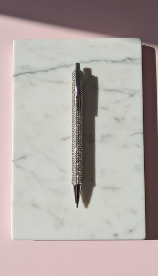 Luxury Crystal Rhinestone Ballpoint Writing Pen With Gift Case