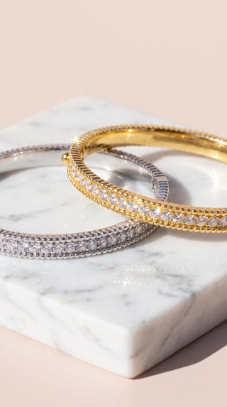 Crystal Tennis Style Bangle