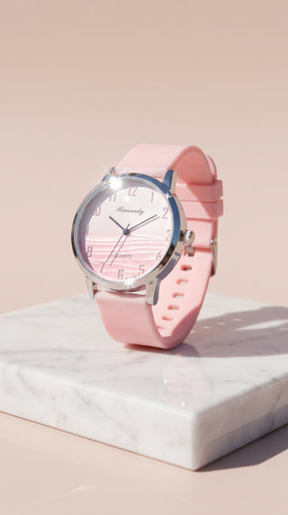 Silicone Strap Quartz Movement Watch