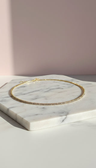 Diamante Crystal Choker Necklace