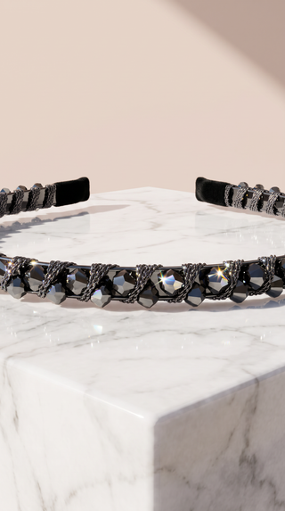 Braided Crystal Headband