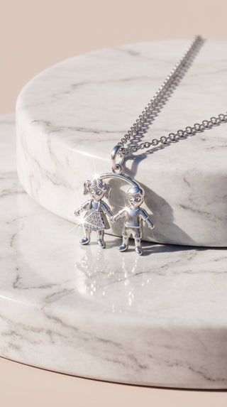 The "Forever Close" Sibling Bond Necklace
