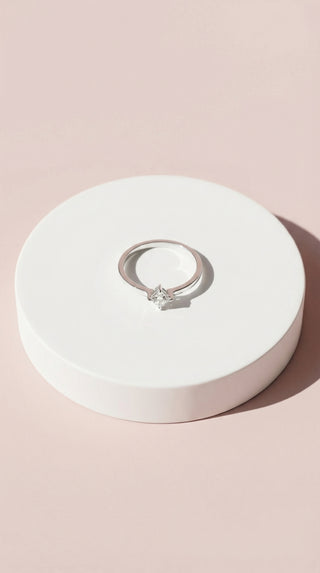 Crystal Square Cut Stacking Rings Box set of 36