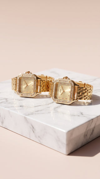 Crystal Square Watch