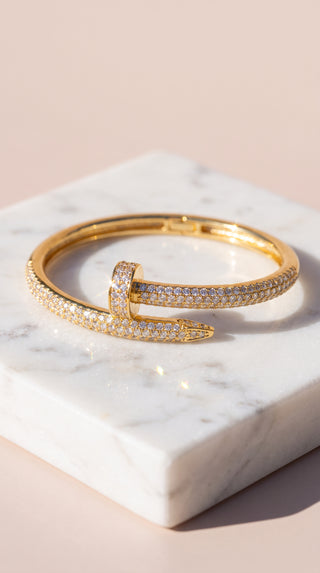 Crystal Nail Bangle