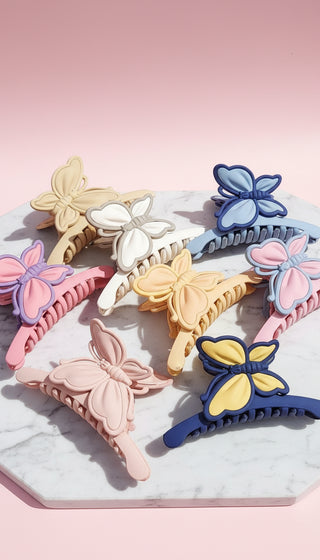 Butterfly Hair Clamps Pack of 12