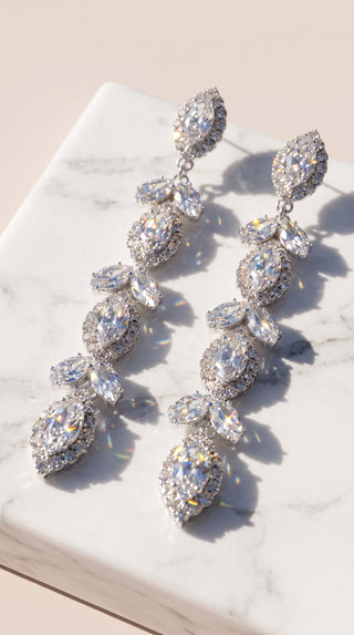 Marquise Crystal Drop & Dangle Statement Earrings