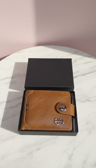 G Monogram Men's Wallet With Gift Box