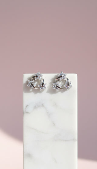 Star Crystal Stud Earrings