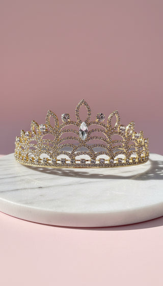 Tiered Crystal Wedding Bridal Tiara Crown