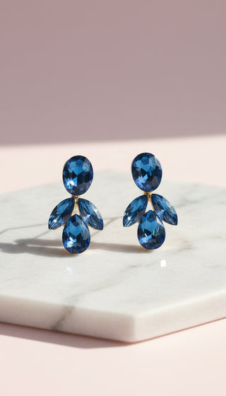 Layered Crystal Drop & Dangle Earrings
