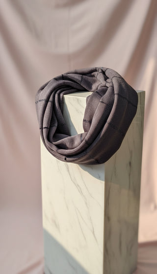 Lightweight Eco-Friendly Striped Glitter Scarf, Soft Breathable Shawl Sustainable Plant Pulp Scarf Pack of 12