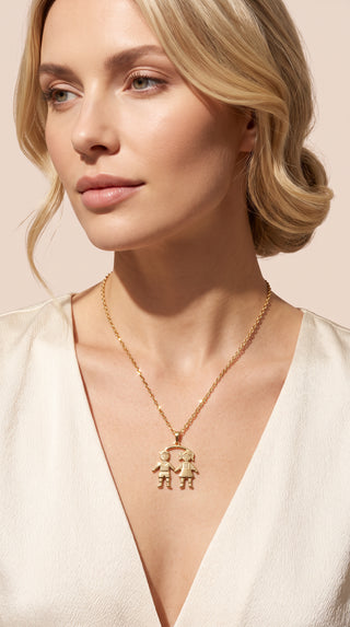 The "Forever Close" Sibling Bond Necklace