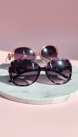 Oval Frame Acrylic Sunglasses Box of 12