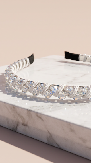 Braided Crystal Headband
