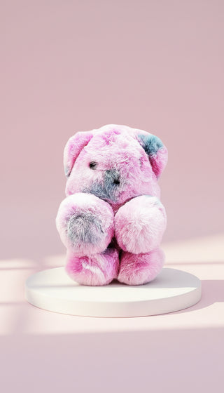 Plush Faux Fur Teddy Bear Backpack Bag