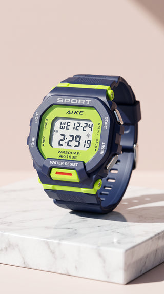 Sport Digital Watch – Water Resistant Casual Sports Watch