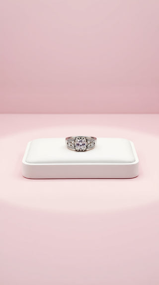 Geometric Crystal Rings Box set of 12