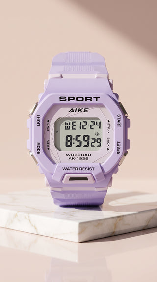 Sport Digital Watch – Water Resistant Casual Sports Watch