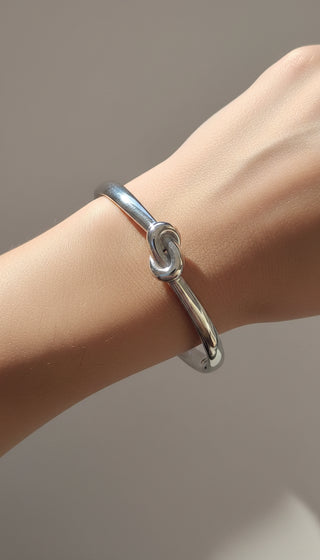 Love Knot Stainless Steel Bangle