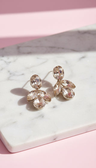 Layered Crystal Drop & Dangle Earrings