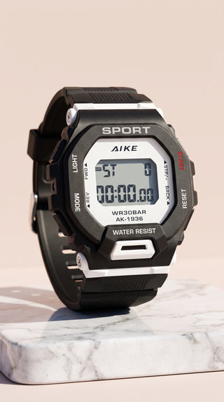 Sport Digital Watch – Water Resistant Casual Sports Watch