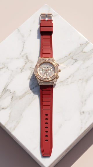 Crystal Bezel Multi Dial Women's Watch