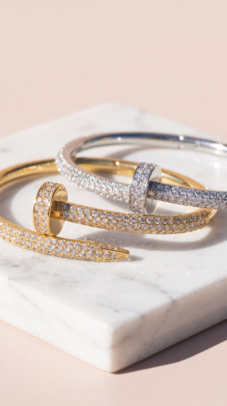 Crystal Nail Bangle