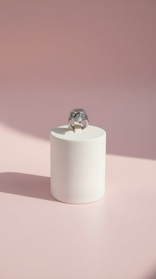 Stainless Steel Eagle Men's Biker Ring