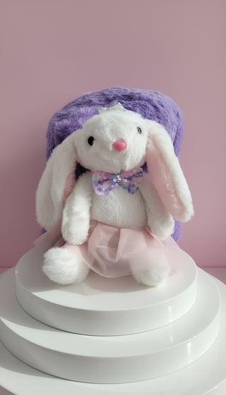 Lux Soft Bunny Rabbit Backpack – Faux Fur Plush Bag