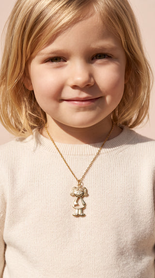 Kids Girl Pendant Necklace – Cute Children’s Necklace