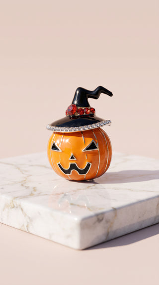 Halloween Pumpkin Statement Brooch Pin