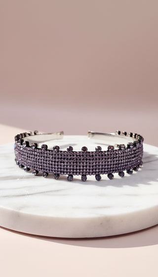 Women’s Crystal Cluster Statement Headband & Hair Band