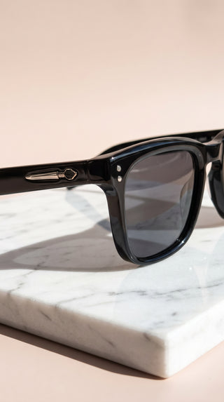 Unisex Rectangular Acrylic Frame Sunglasses