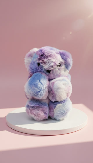 Plush Faux Fur Teddy Bear Backpack Bag