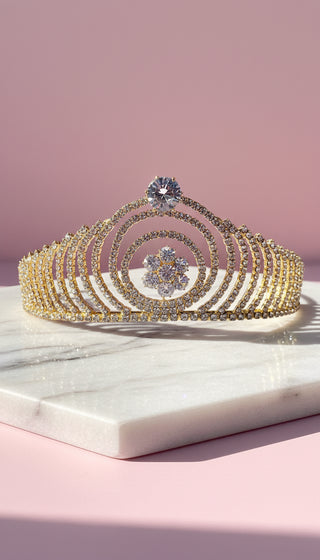 Flower Crystal Wedding Bridal Tiara Crown