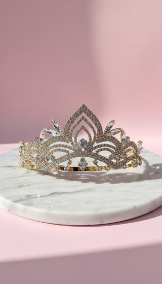Layered Crystal Wedding Bridal Tiara Crown