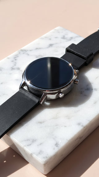Digital Stainless Steel Round Face Unisex Watch