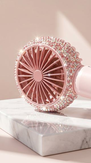 Portable USB Crystal Desk & Travel Fan