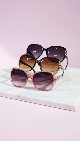 Round Frame Acrylic Sunglasses Box of 12