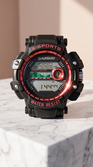 Shunway Digital Sports Watch – Water Resistant Outdoor Watch