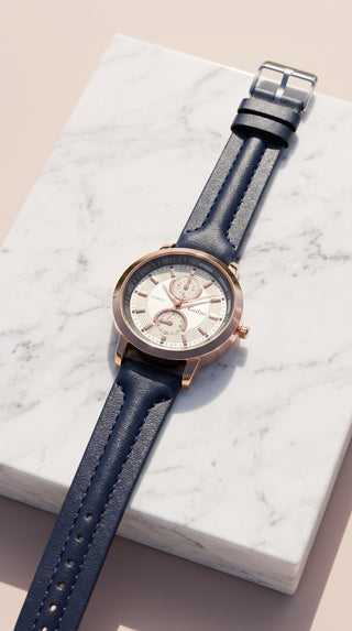Navy Blue Classic Men's Quartz Watch