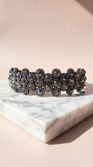 Women’s Flower Crystal Statement Headband & Hair Band
