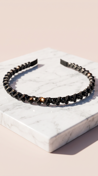 Braided Crystal Headband
