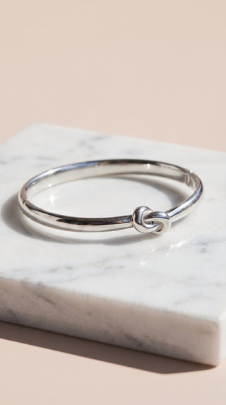 Love Knot Stainless Steel Bangle