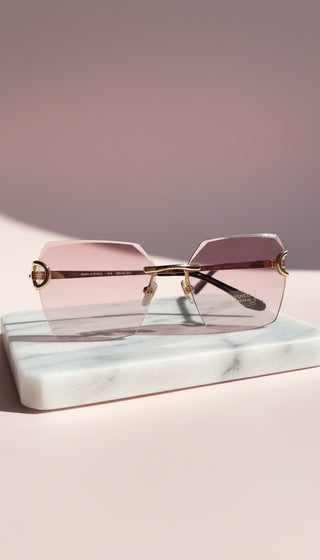 Rimless Retro Sunglasses Box of 12