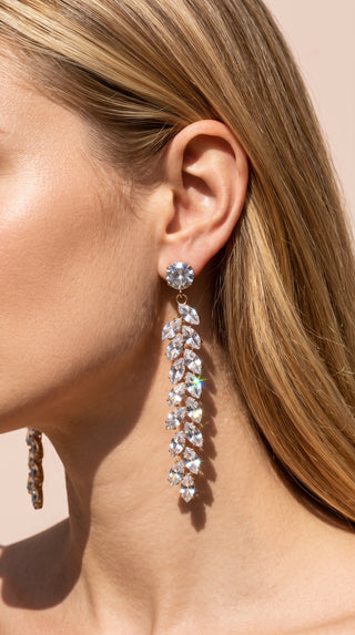 Crystal Layered Drop & Dangle Earrings