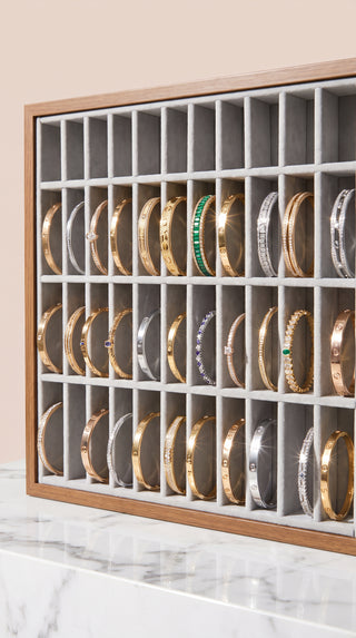 Luxury Velvet Bangle & Bracelet Display Tray