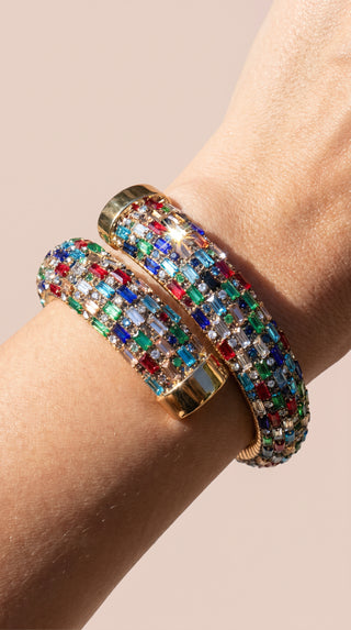 Elixir Collection Crystal Wrap Around Cuff