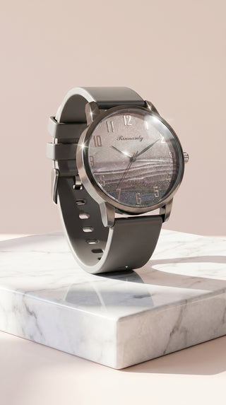 Silicone Strap Quartz Movement Watch